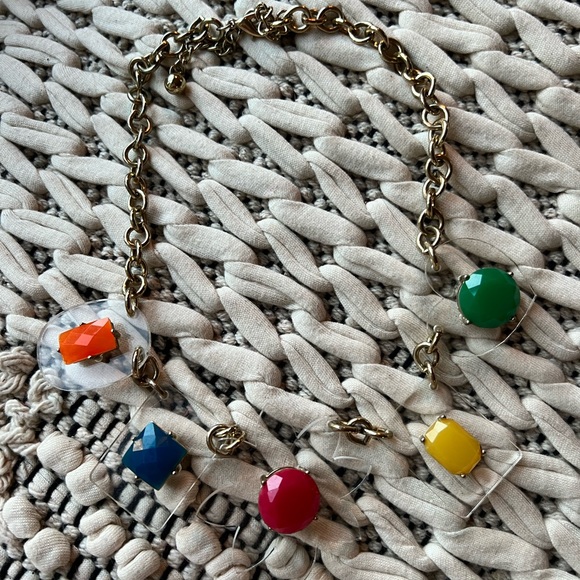 Very cool vintage clear lucite multiple pendant necklace - Picture 7 of 8